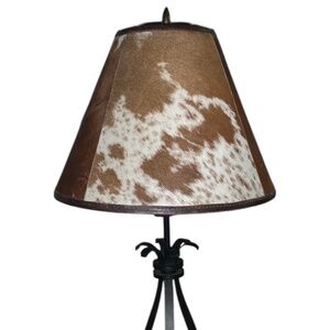 Cowhide Pattern Lampshade by Pottery Barn 13"